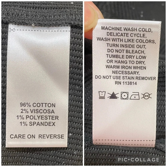 NWOT Billy Reid Mens Long Sleeve Donegal Half Zip Pullover Sweater Charcoal XL - Picture 5 of 9